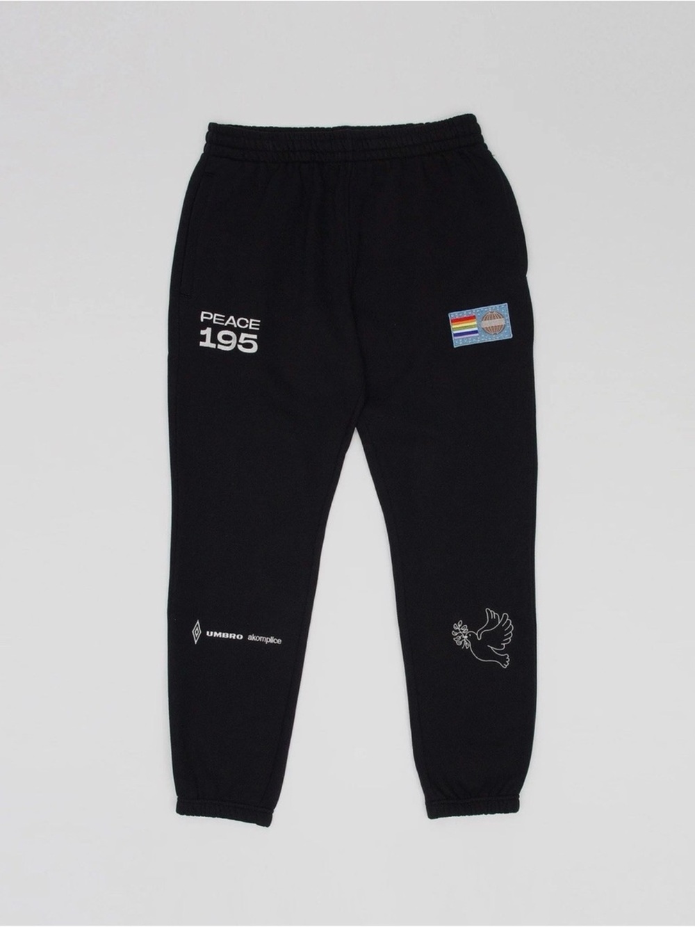 Umbro Black Peace 195 Graphic Joggers
